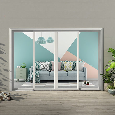 Interior Door Sliding USA Standard 10 Years Warranty Aluminum Decoration Aluminum Temporary Sliding Doors Israel Sliding Door