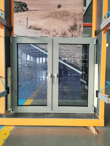 LVDUN  hot sale aluminum Big picture window and door with steel frame casement operator