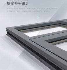 LVDUN 72x80 sliding glass door narrow frame aluminum windows